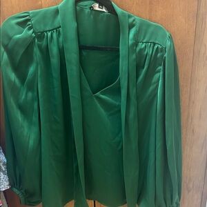 Banana Republic Vibrant Green Blouse